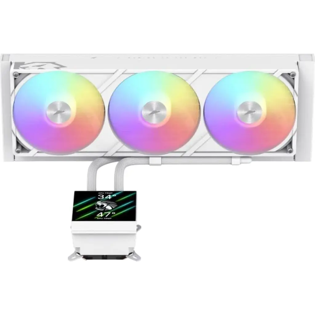 Система водяного охолодження GameMax Glacier 360 LCD White [166120] - фото 4
