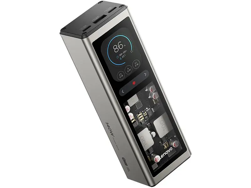 Зовнішній акумулятор (павербанк) Lenovo 140W 20000mAh (G0A3140WWW) - фото 3