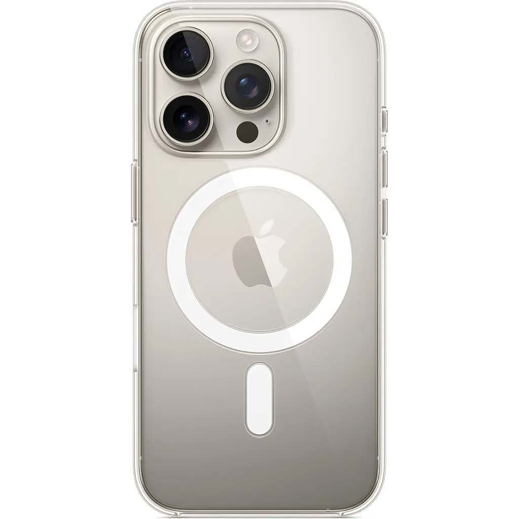 Чохол Clear Case with MagSafe для Apple iPhone 16 Pro Transparent AAA [115936] - фото 3
