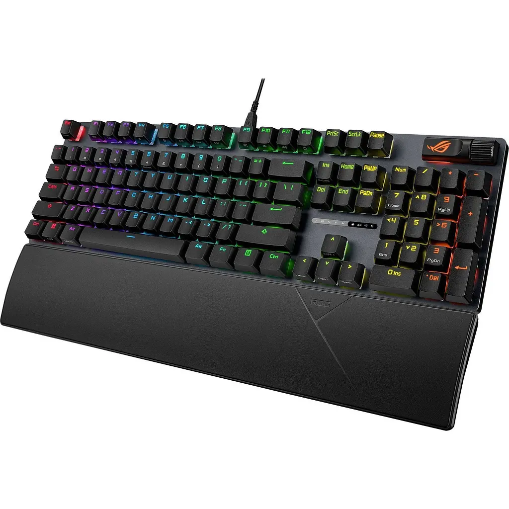 Клавіатура ASUS ROG Strix Scope II X NX Snow V2 UA Black (90MP037A-BKMA00) [163434] - фото 2