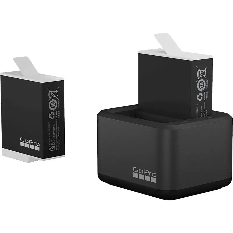 Зарядний пристрій GoPro Dual Battery Charger + 2 акумулятори Enduro для HERO 12/ 11/ 10/ 9 (ADDBD-211) [73442] - фото 2