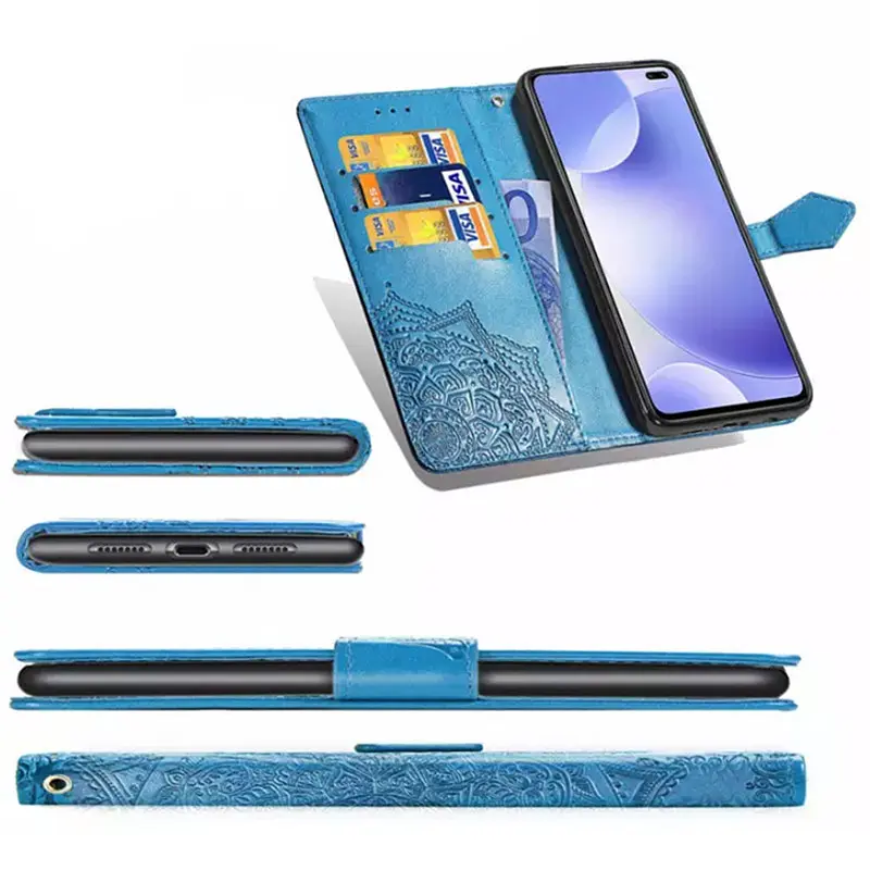 Кожаный чехол-книжка Art Case с визитницей для Xiaomi Redmi K30 / Poco X2 - фото 4