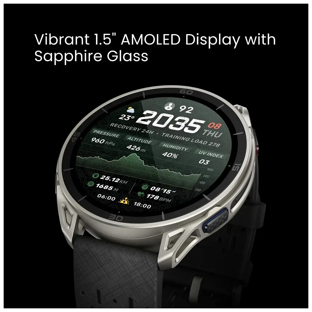 Смарт-годинник Amazfit Cheetah 2 Ultra Титан Titanium W2441GL1N (1199293) - фото 2