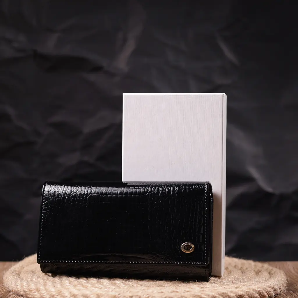 Жіночий шкіряний гаманець ST Leather 17х10х3 см acs0024168 - фото 9