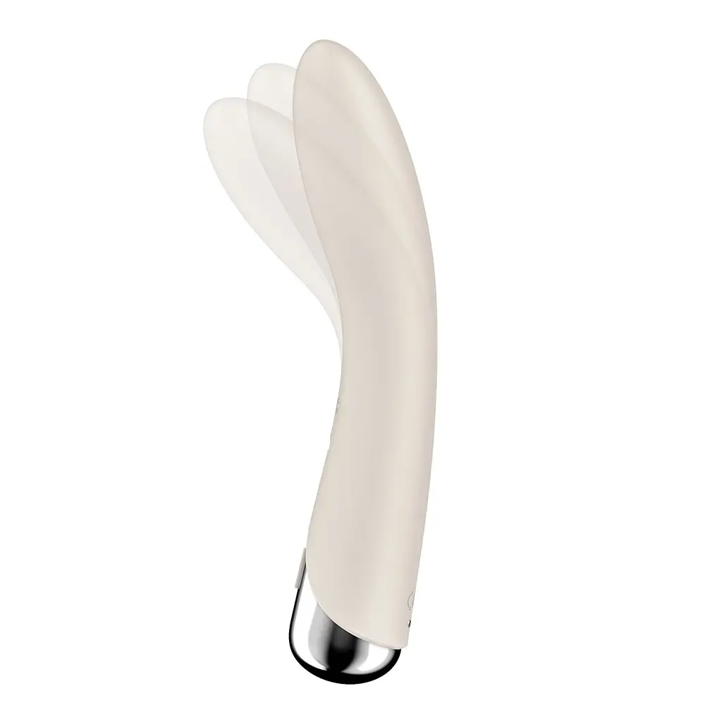 Вібратор точки G з обертанням Satisfyer Spinning Vibe 1 Beige, 2 мотори - фото 3