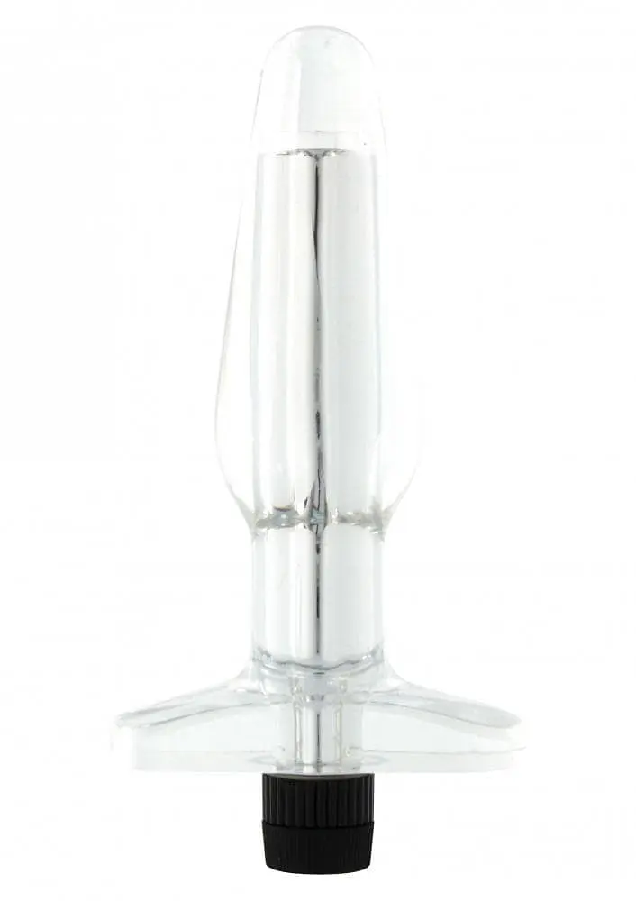 Анальна пробка з віброкулею Seven Creations Aqua Vee Butt Plug, 13,5х4 см