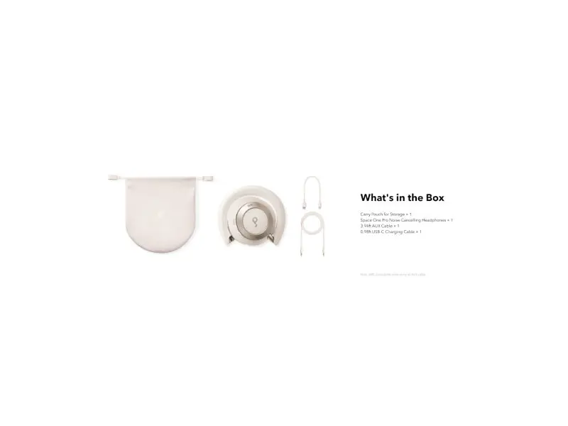 Навушники з мікрофоном ANKER Soundcore Space One Pro Cream White - фото 8