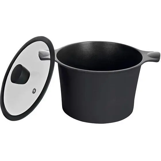 Каструля Ringel Zitrone Black (5.8 л), з кришкою (RG-2108-24/2 BL) - фото 2