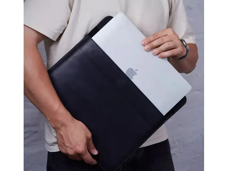 Чохол для ноутбука InCarne Klouz MacBook Air 15 2023-2025 (вінтажний) чорний (klouz-black-vintage-air-15) - фото 5