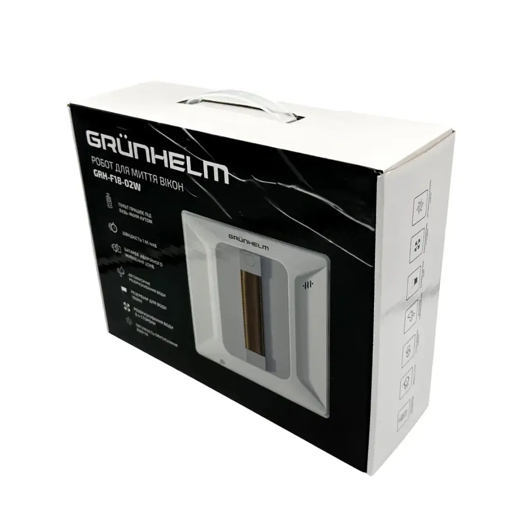 Робот для миття вікон Grunhelm GRH-F18-02W 72 Вт білий - фото 5