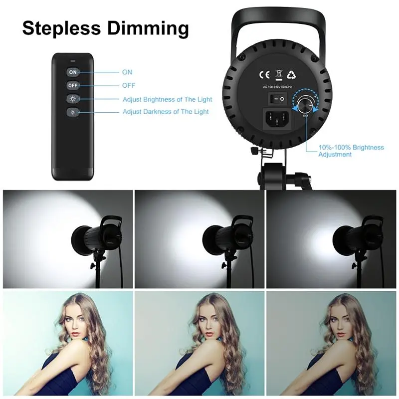 Студійне відео світло Puluz PU3059EU 100W 5600K - фото 2