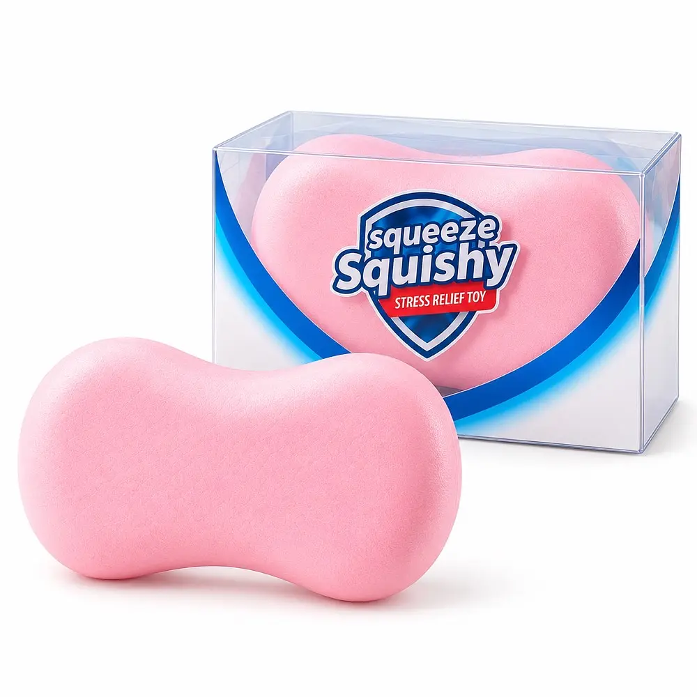 Сквіш антистрес Мило Squeeze Squishy Рожевий