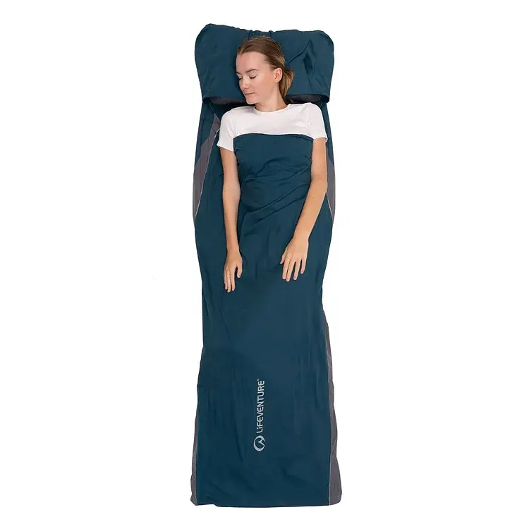 Вкладыш Lifeventure Cotton Ultimate Liner Rectangular Темно-синий - фото 4