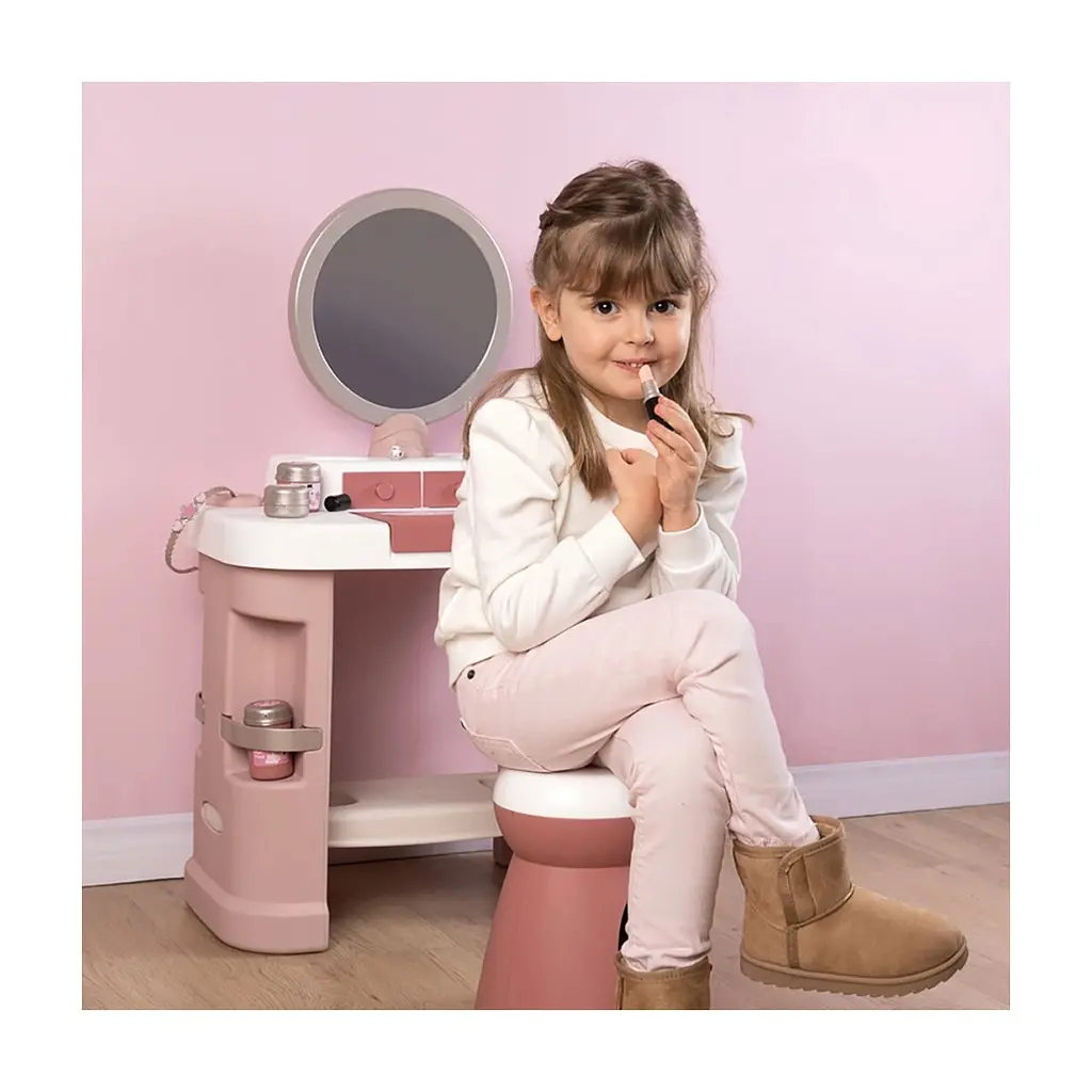 Игровой набор Smoby Бьюти столик. Стилист с набором косметики, 15 аксессуаров (7600320257) - фото 2