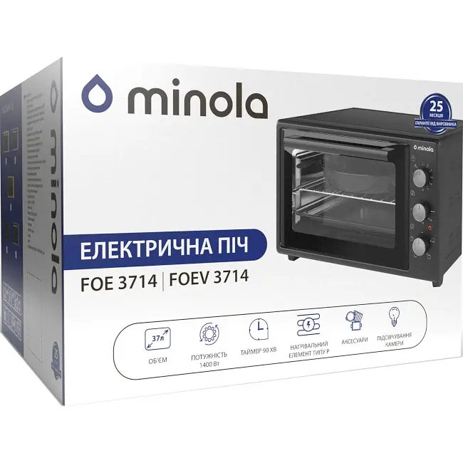 Электрическая печь Minola Foev 3714 WH - фото 13