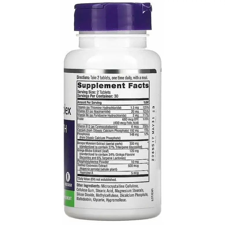 Вітаміни для пам'яті Natrol Brain Health 60 таблеток - фото 2
