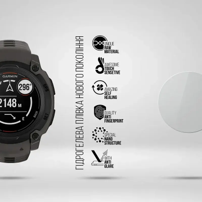 Плівка захисна Armorstandart Matte hydrogel Garmin Instinct E 40mm 6 pcs (ARM92024) - фото 2