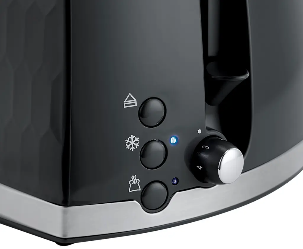 Тостер Honeycomb 850Вт, широкие слоты, пластик, черный Russell Hobbs kuh0014899 - фото 10