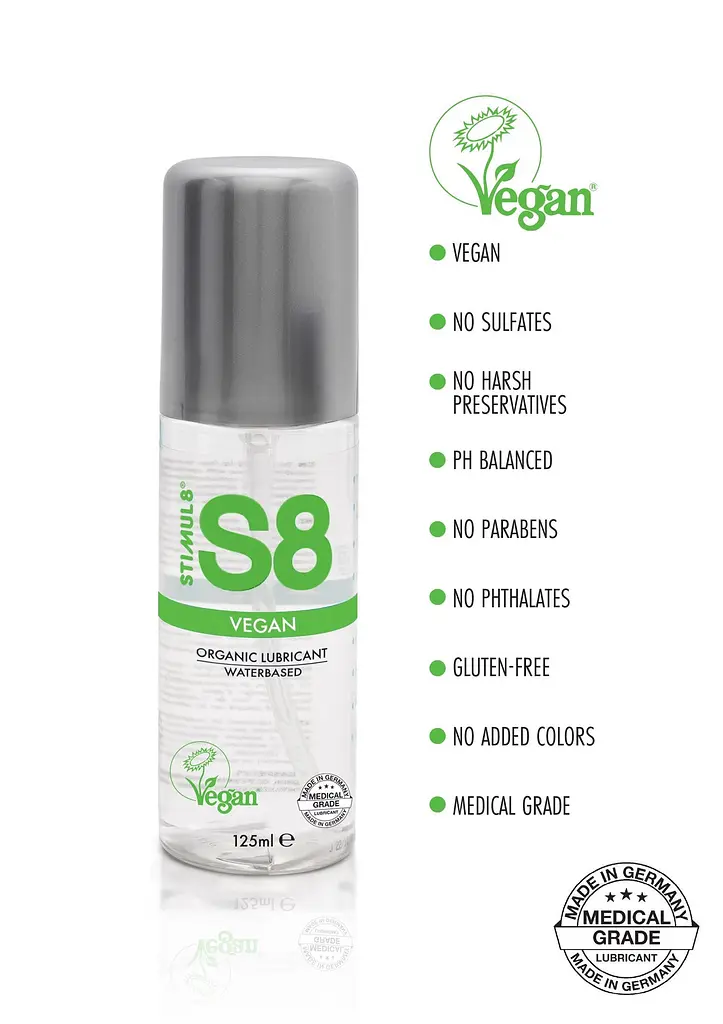 Лубрикант на водній основі Stimul8 S8 Vegan Lube Natural, 125 мл - фото 2