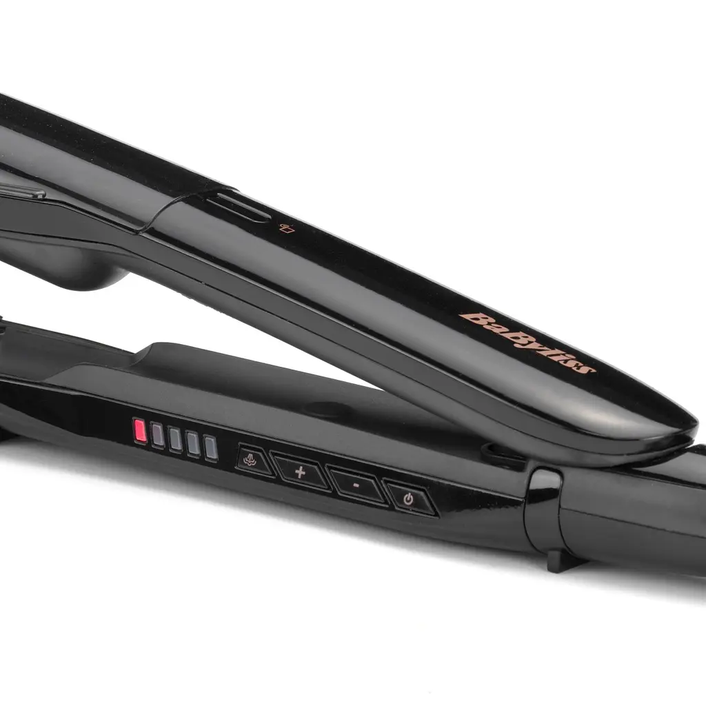 Випрямляч BaByliss Steam Smoth, температурних режимів 5, 150-230C, з парою, термо коврик, кераміка, чорний - фото 8