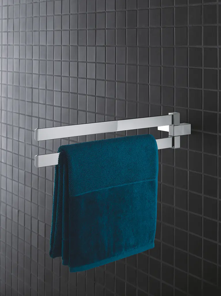 Тримач для рушника подвійний Grohe Selection Cube 40768000 Хром - фото 2
