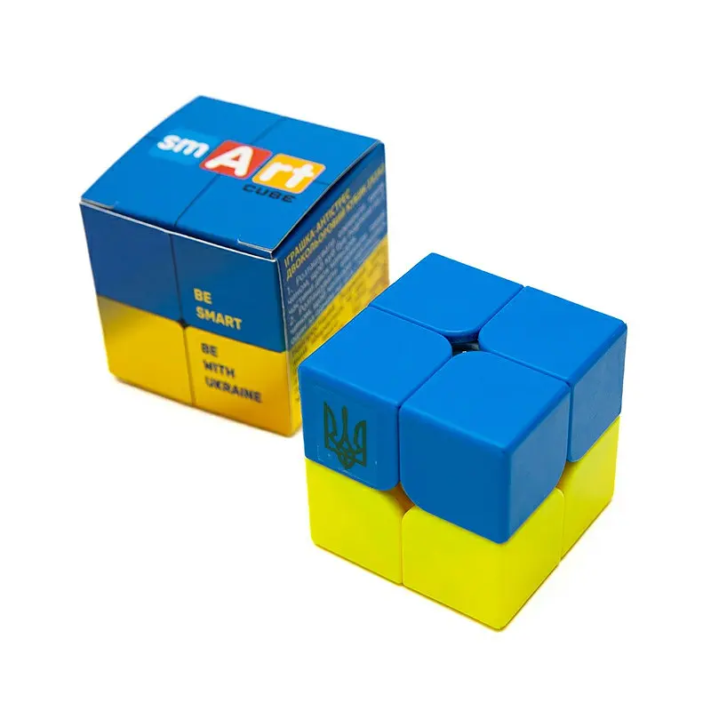 Кубик рубика "Прапор України" Smart Cube SCU222 2х2 - фото 2