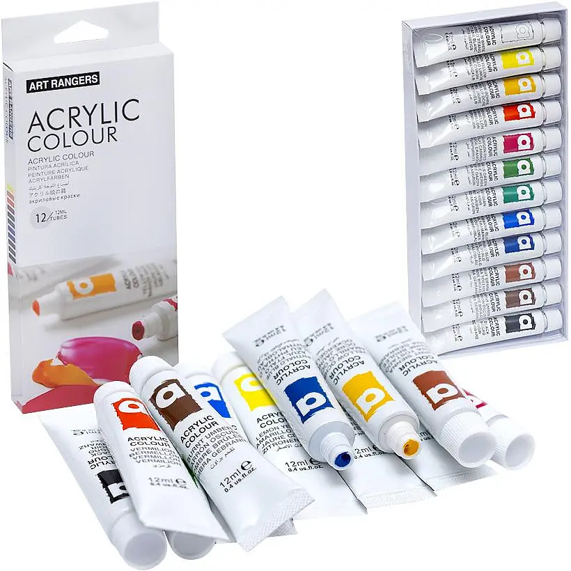 Акрилові фарби "Acrylie" Art Rangers EA1212-3 12 кольорів - фото 2