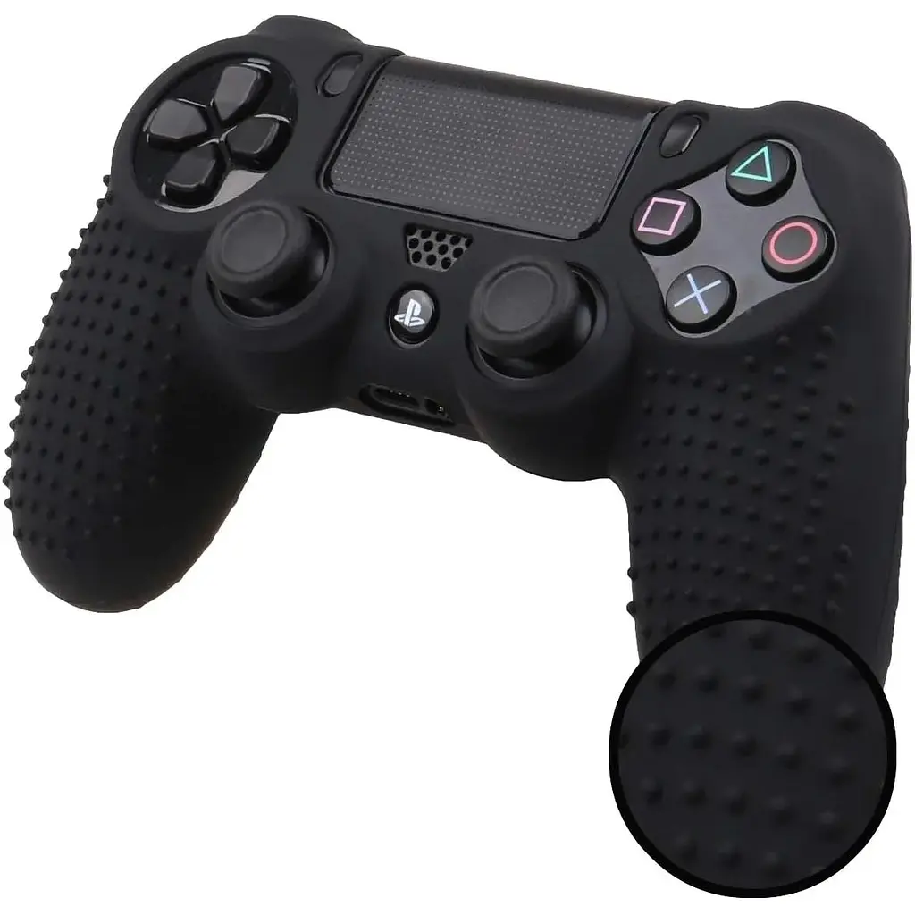 Чохол на геймпад Silicone Case для Sony DualShock 4 Black [18137] - фото 3