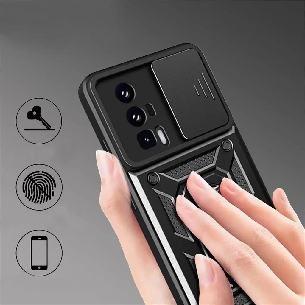 Панель BeCover Military для Poco F5 Pro Black (709997) - фото 4