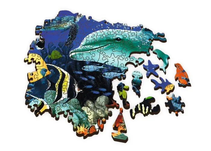 Пазл Trefl деревянный фигурный Морская жизнь 500+1 эл. (20153) - фото 3