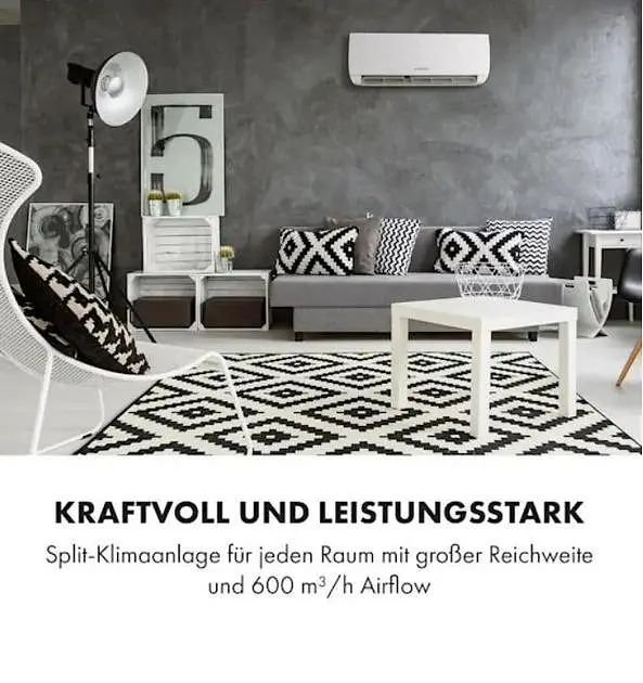 Сплит-кондиционер Klarstein Windwaker 9000 BTU (10033482) - фото 7