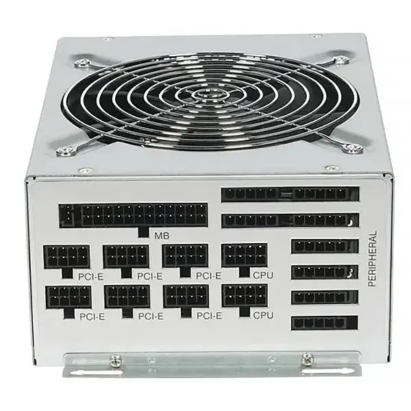 Блок живлення 1200W FSP FSP1200-50AAG 80+ ЗОЛОТИСТИЙ, 6xPCI-E6+2, 135mm fan, Modular, C20, коричневий box - фото 3
