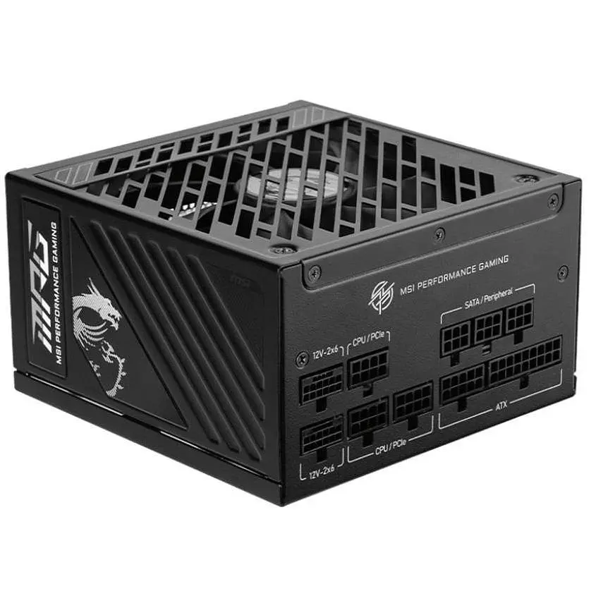 Блок живлення MSI MPG 1250W PCIE5 80+ Gold (MPG A1250GS PCIE5) Black - фото 4