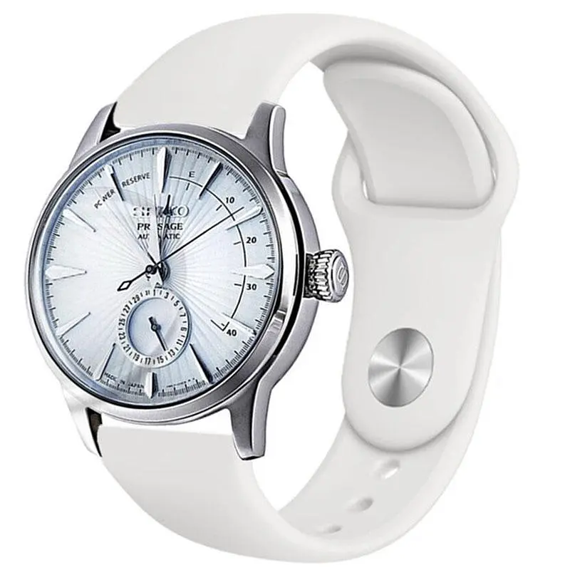 Силіконовий ремінець Sport для Smart Watch 20mm Білий / White - фото 2