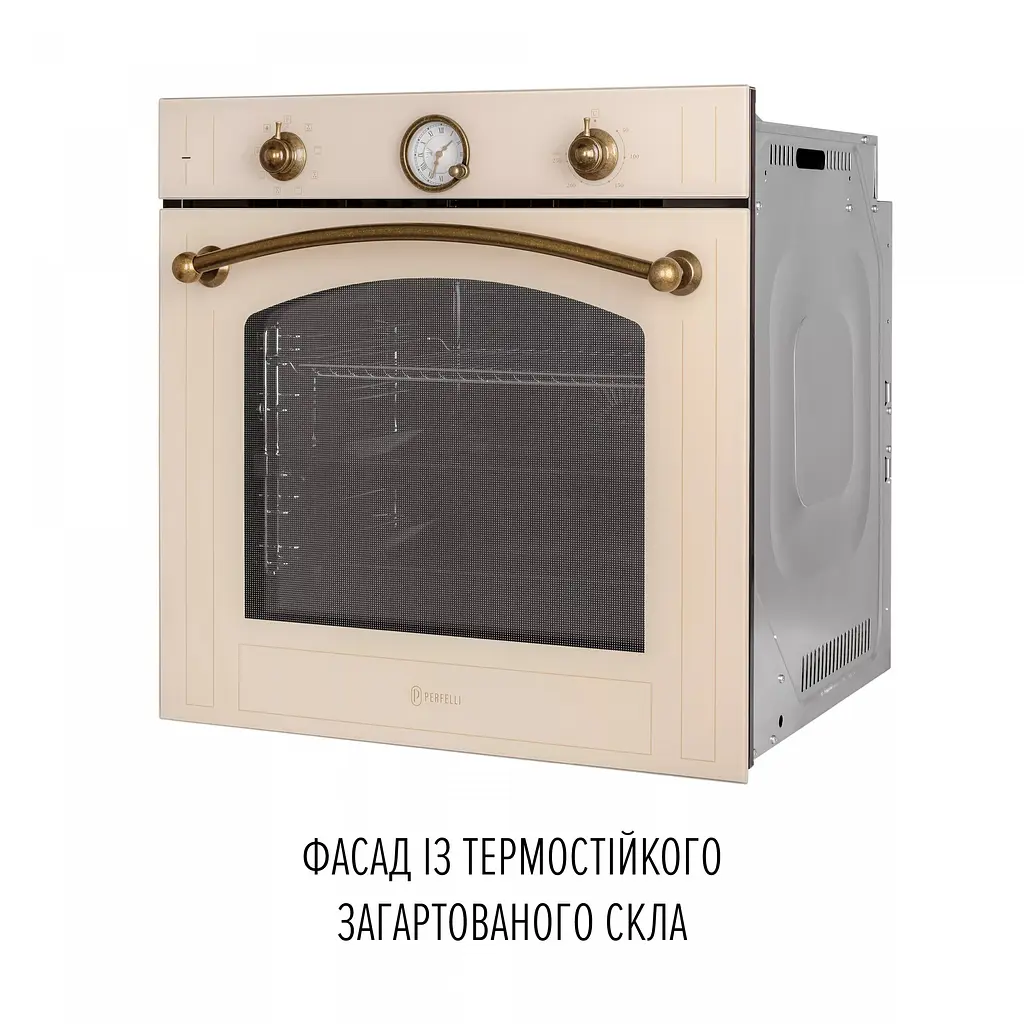 Духова шафа електрична Perfelli Vintage 6A8N Beige - фото 4