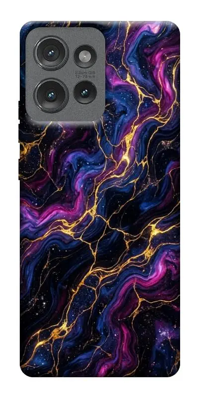 TPU чохол Demsky Purple space marble для Motorola Edge 50