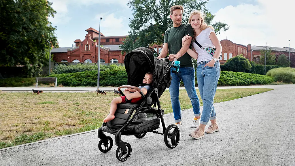 Прогулочная коляска Kinderkraft Grande LX Black - фото 10