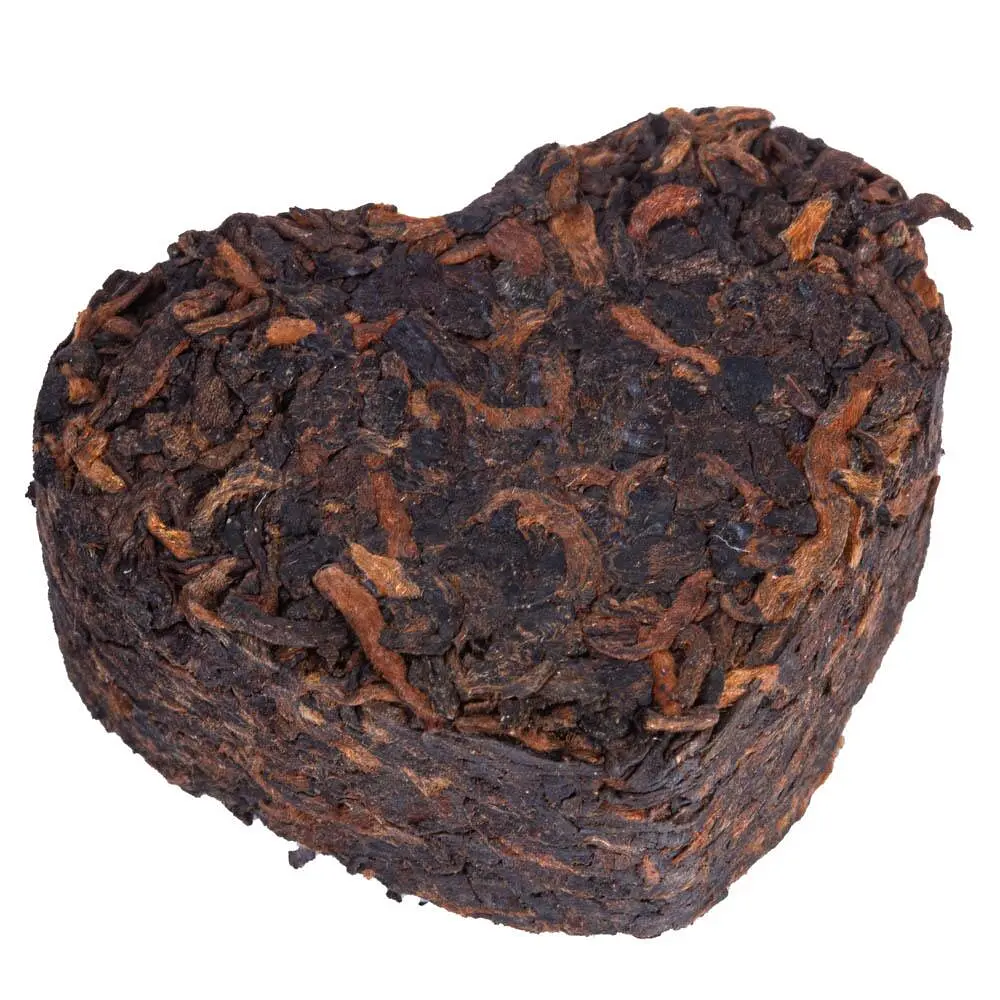 Чай Jinglong Tea Factory Шу Пуер Цзин Лун Серденько - 10 шт. - фото 4