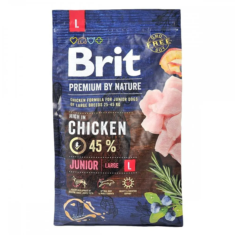 Сухой корм Brit Premium Junior L 3 кг для щенков собак больших пород (весом от 25 до 45 кг) - фото 3