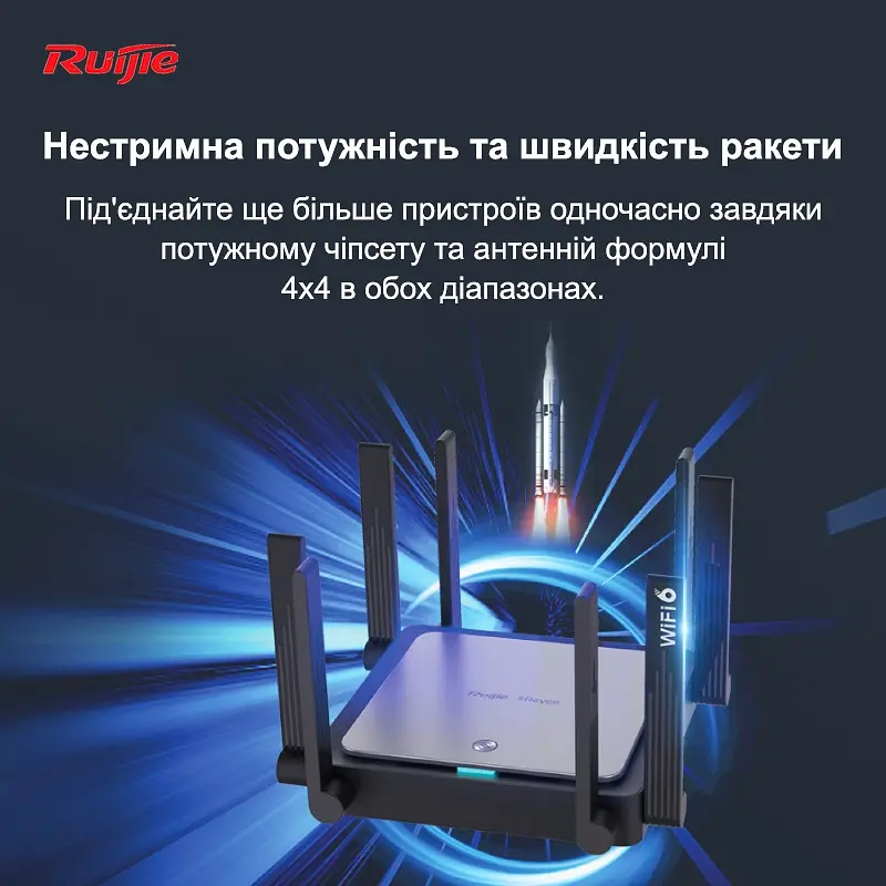 Бездротовий маршрутизатор Ruijie Reyee RG-EW3200GX PRO - фото 7