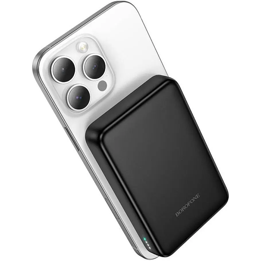 Зовнішній акумулятор Borofone BJ82A Magnetic 10000mAh 22.5W Black [161219] - фото 4