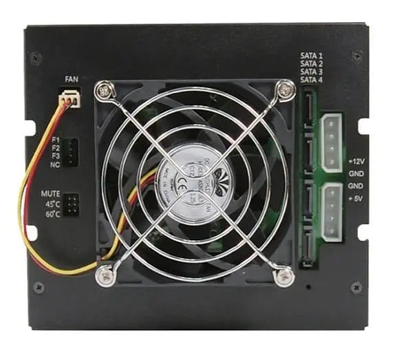 Зовнішня кишеня Chieftec CMR-3141SAS 3x5.25" - 4x3.5" HDDs Hot-Swap Metal (CMR-3141SAS) - фото 3