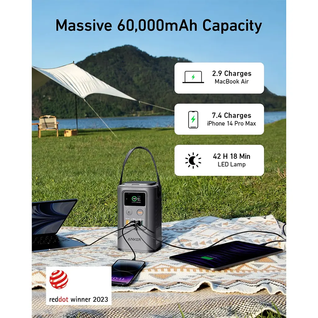 УМБ Anker 548 60000mAh 87W Gray (A1294062) - фото 2