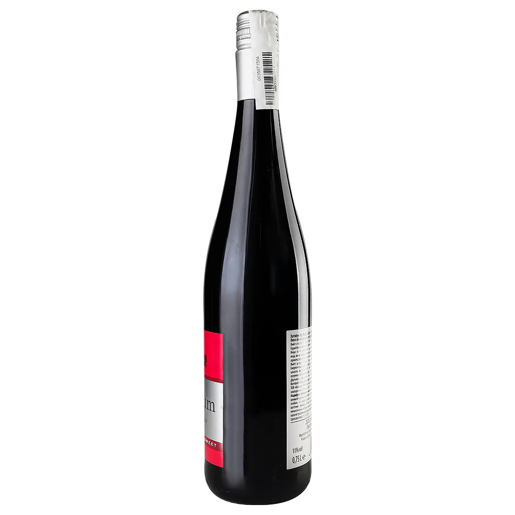 Вино Latinium Red Medium Sweet, червоне, напівсолодке, 10,5%, 0,75 л - фото 2