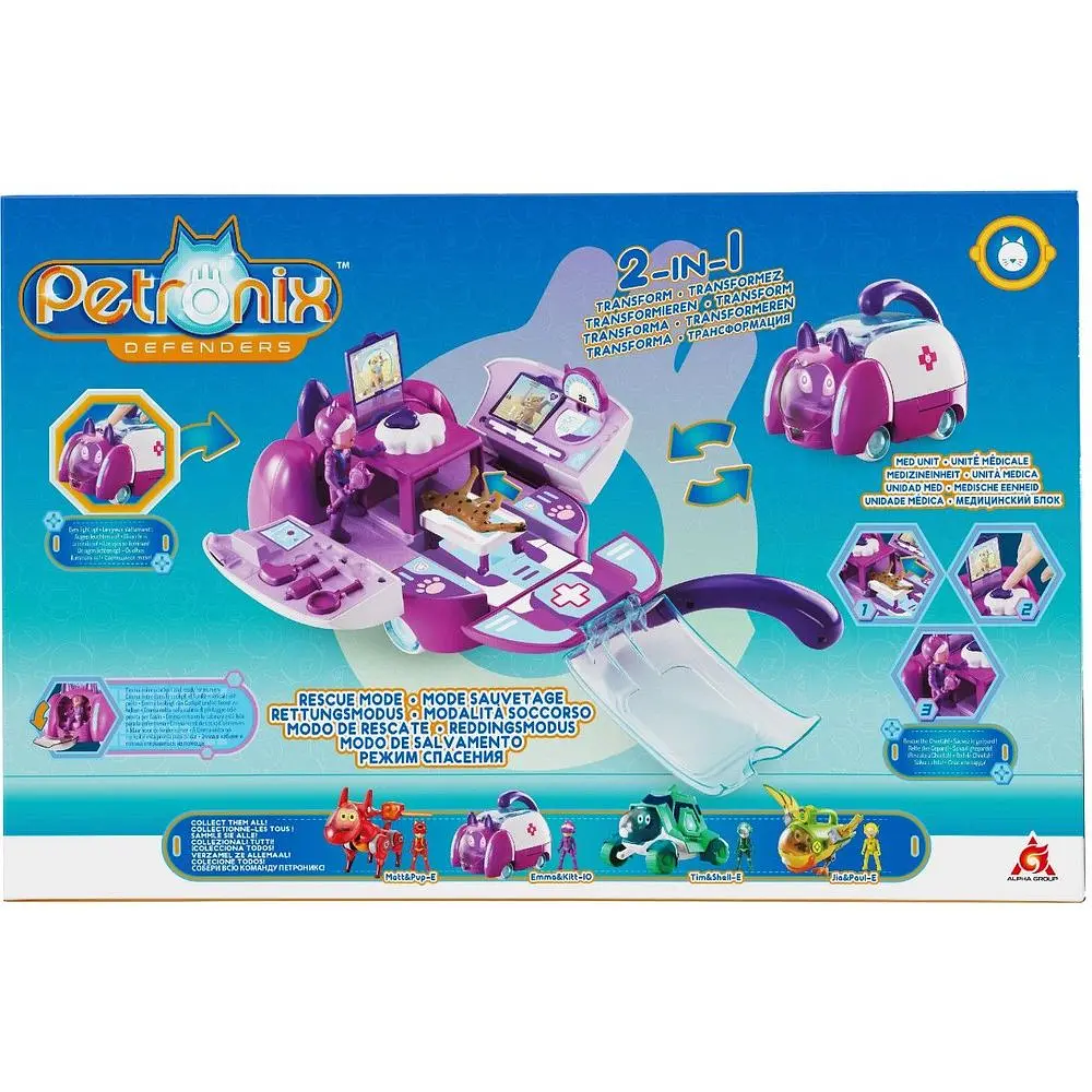 Ігровий набір Petronix Defenders Мега-трансформер Кітті та фігурка Емми (123197) - фото 11