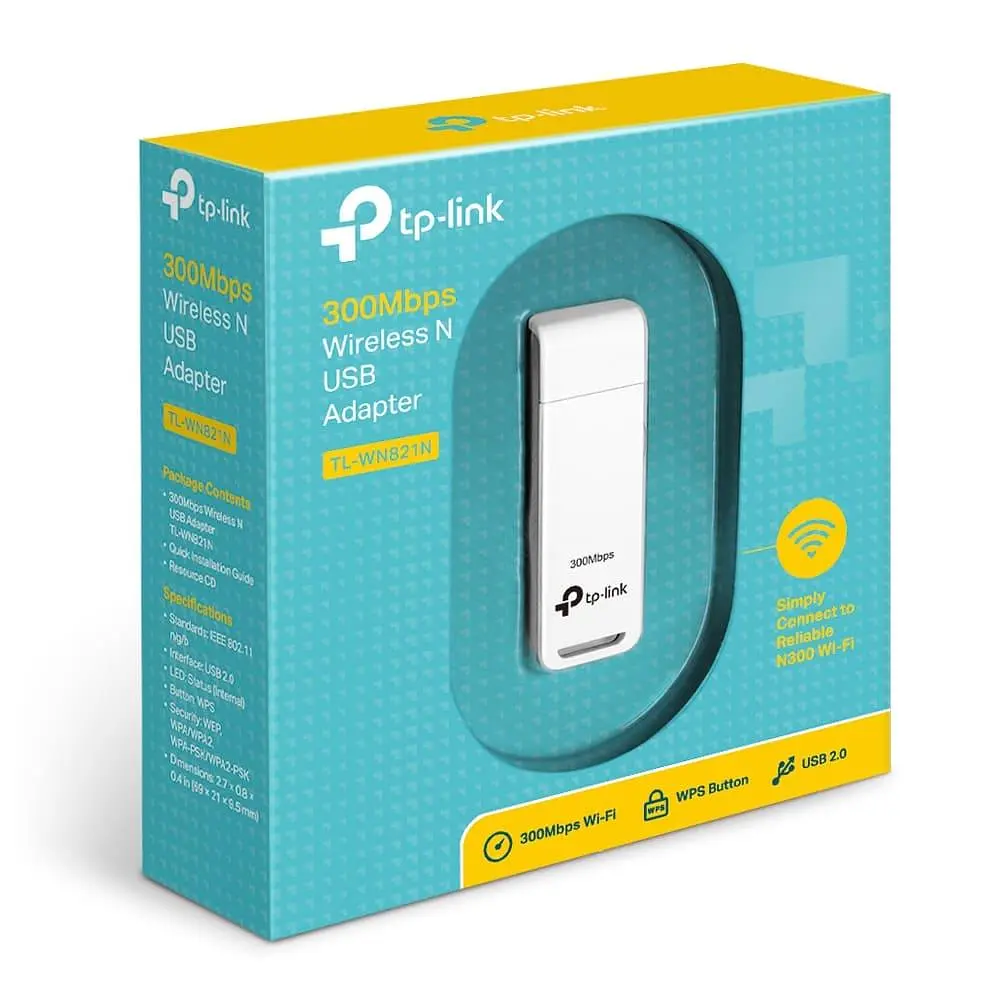 WiFi-адаптер TP-Link TL-WN821N USB 2.0 Wi-Fi 4 (N) (TL-WN821N) - фото 3