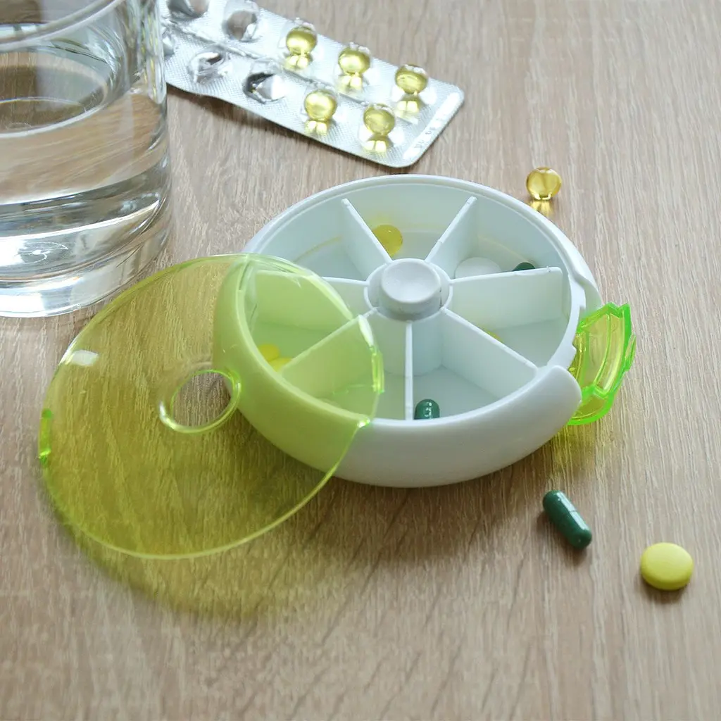 Органайзер для таблеток МВМ My Home PC-05, 7 днів 9 см зелений (PC-05 GREEN) - фото 5