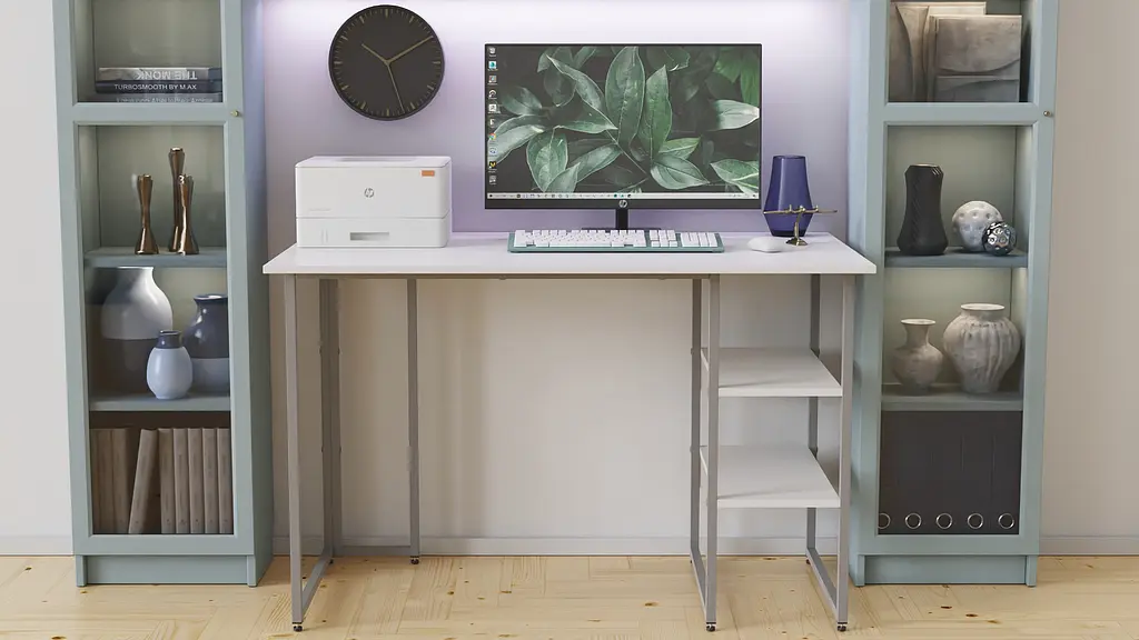 Комп'ютерний стіл Ferrum-decor Кевін 75x120x70 сірий ДСП Білий 16мм (FRD-101747) - фото 4