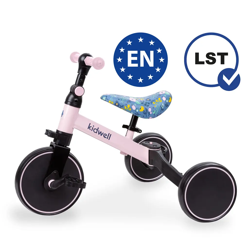 Біговел велосипед Kidwell 3 в 1 Pico Flower - фото 3