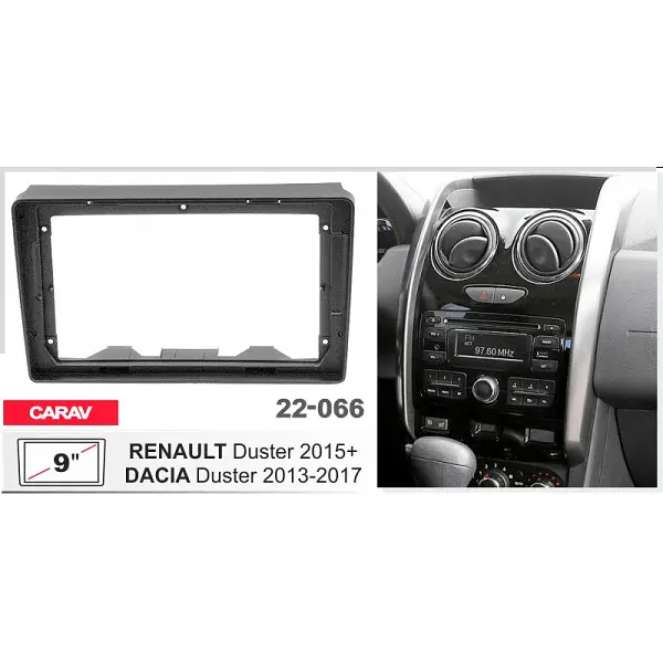 Переходная рамка Renault Duster, Dacia Duster Carav 22-066 - фото 4